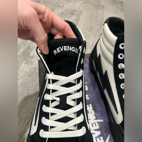 NWT Revenge x Storm Vol. 2 black white high top sneakers - Picture 4 of 8